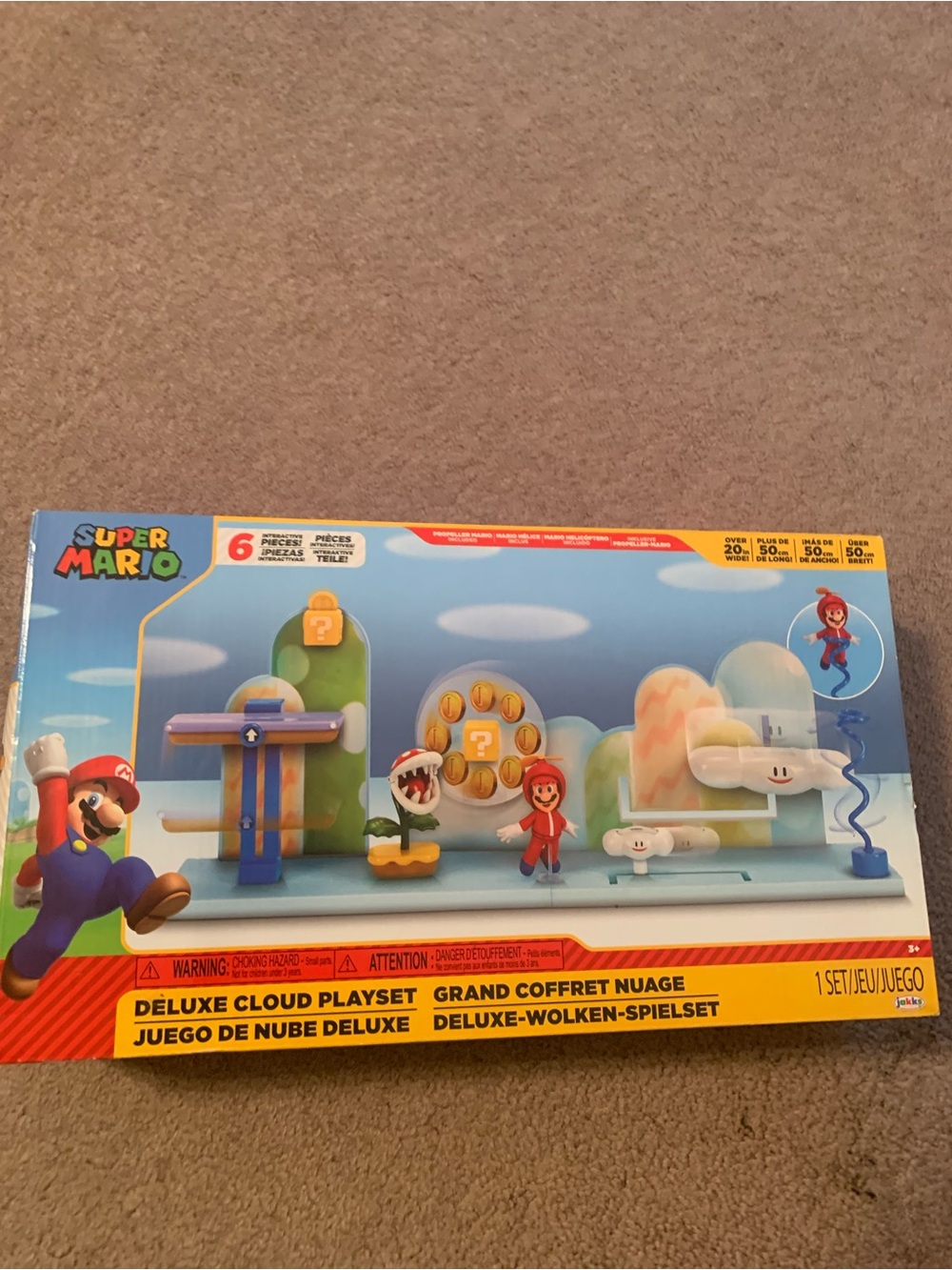 Nintendo Super Mario Cloud Playset - Damaged Box Contents New